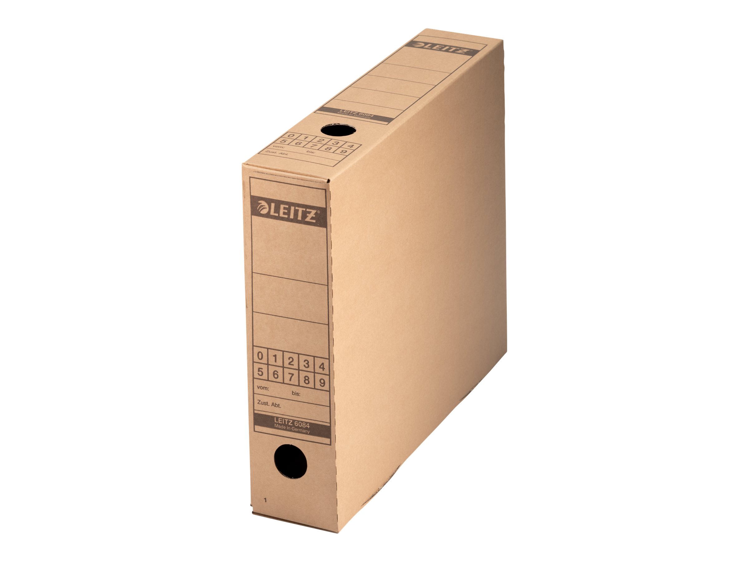 Leitz 6084-00-00 Aktenbox A4 Naturbraun