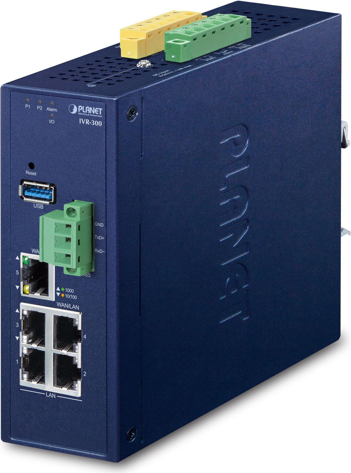 PLANET Industrial 5-Port (IVR-300)