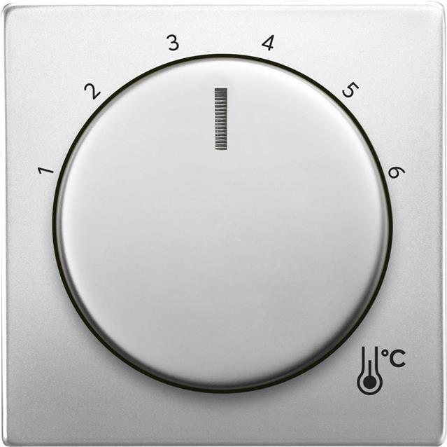 Busch-Jaeger 1794 R-866 Abdeckplatte für Sensorhalterung & -sockel Edelstahl (2CKA001710A4203)