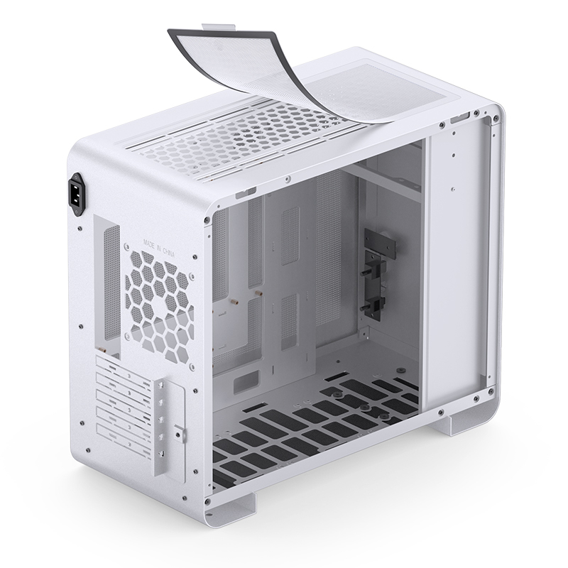 Jonsbo U4 Mini Mini Tower Systemgehäuse Tempered Glass Weiß