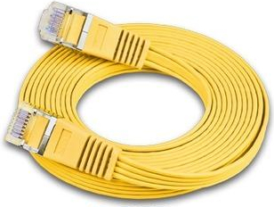 SLIM S6 15 GE - Cat.6 SLIM-Patchkabel, STP(PIMF), 15 m, gelb (PKW-STP-SLIM-KAT6 15.0 GE)