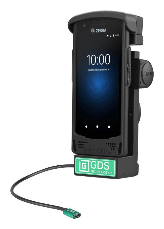 RAM Mounts GDS Halteschale für Zebra EC50/55 mit IntelliSkin USB-C Schwarz