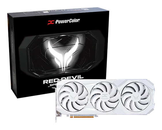 PowerColor Red Devil Radeon RX 9070 XT 16 GB GDDR6 Weiß