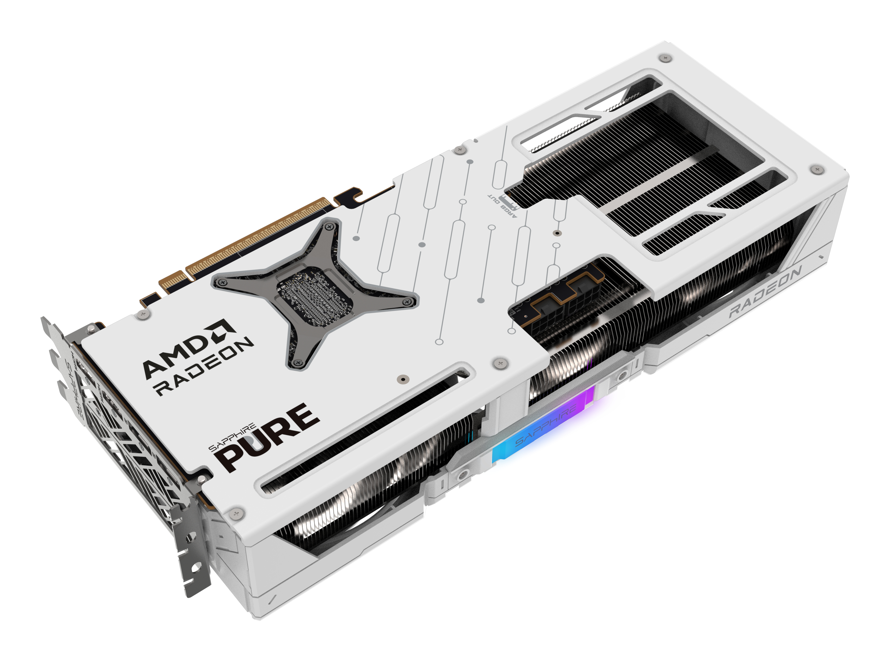 Sapphire Pure Radeon RX 9070 16 GB GDDR6 Grafikkarte Weiß
