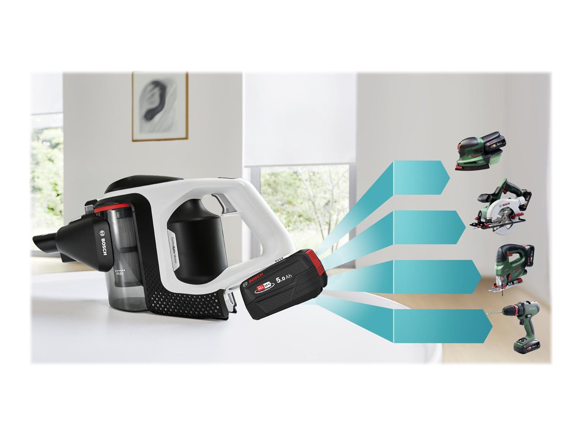Bosch Series | 8 Unlimited Gen2 BSS825ALL Stabstaubsauger 45 min Schwarz, Weiß