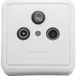 Triax GAD 269 LTE Steckdose SAT + TV + Radio Weiß (306269)