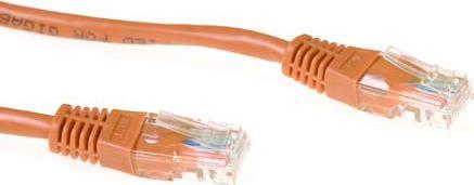 ADVANCED CABLE TECHNOLOGY Brown 20 meter U/UTP CAT5E patch cable with RJ45 connectors