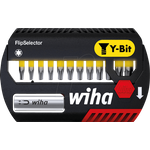 WIHA 41828 - Bit-Satz FlipSelector, 13-teilig TORX, 25 mm, Y-Bit (41828)