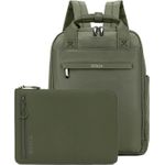 Golla Set aus Rucksack und Laptop-Sleeve 14 Zoll, Grün (76466)
