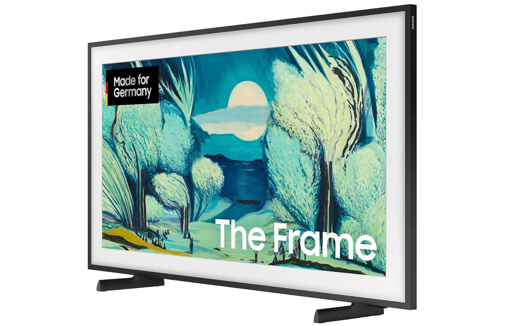 Samsung GQ50LS03F 127cm 50" The Frame QLED 4K Art Mode Smart TV - schwarz, UltraHD/4K, Vision AI, Austauschbare Rahmen, One Connect Box [Energieklasse G] (GQ50LS03FAUXZG)