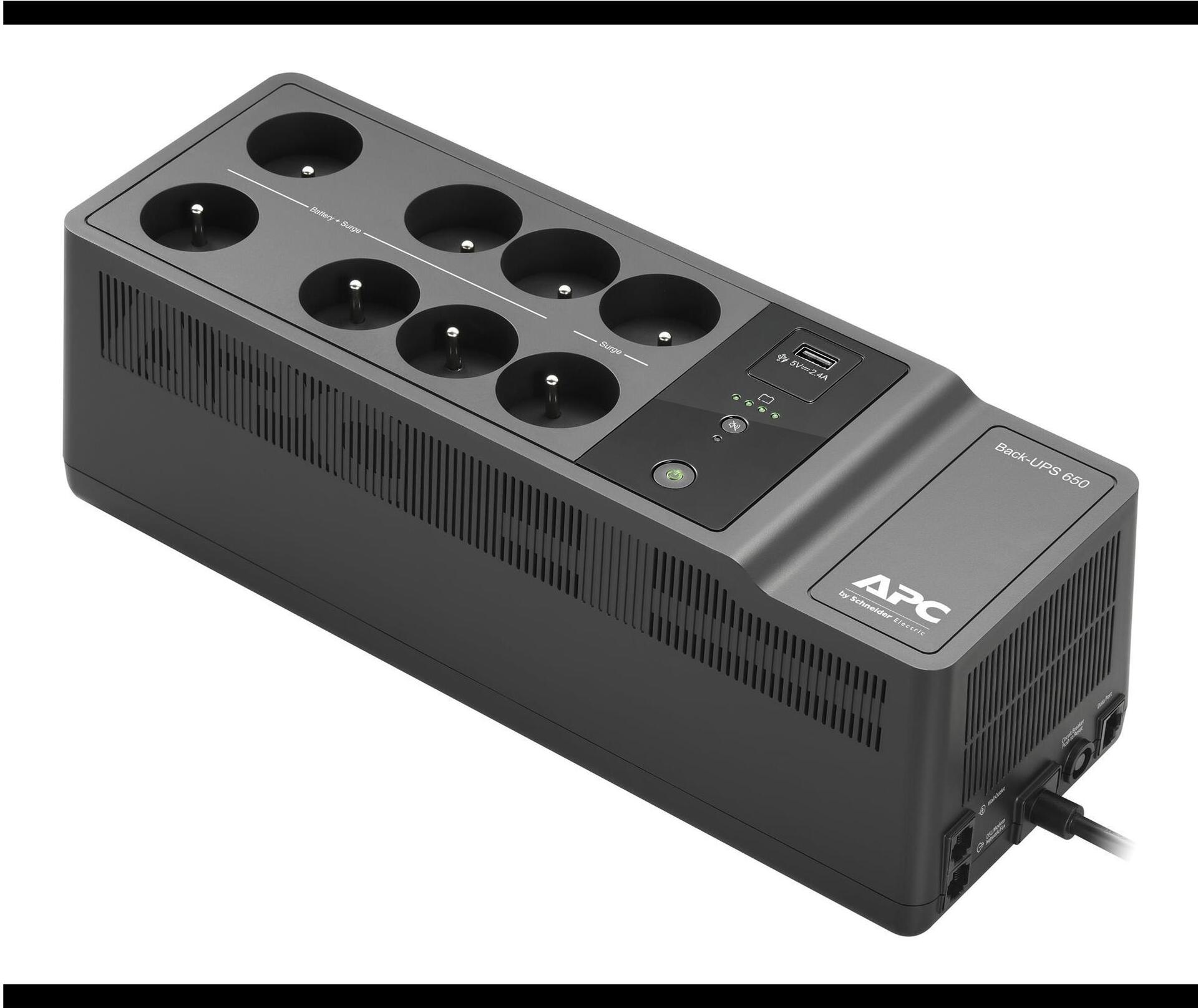 APC Back-UPS BE650G2-FR USV 650 VA 400 W Schwarz