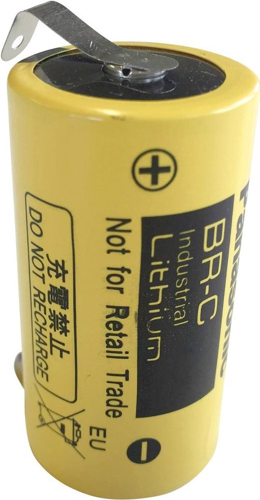 Panasonic Spezial-Batterie Baby (C) U-Lötfahne Lithium BR-C ULF 3 V 5000 mAh 1 St. (BRCCLG)