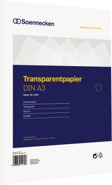 Transparentblock A3 50 Blatt 80g - A3 (1231)