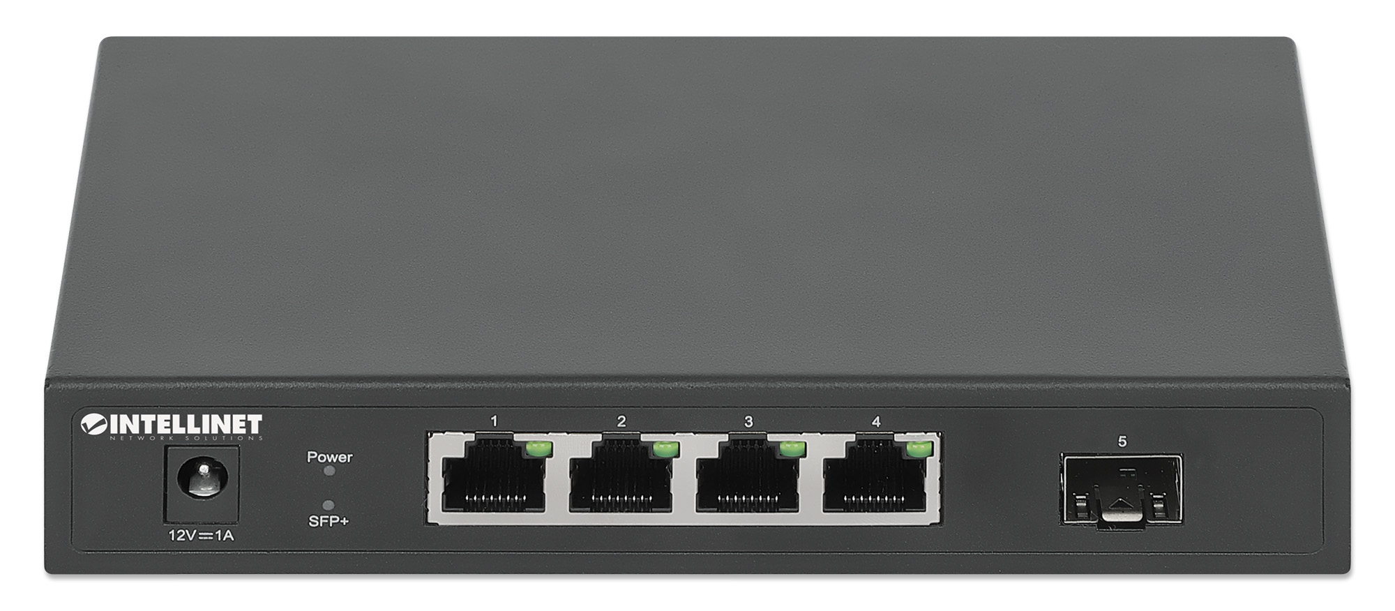 Intellinet 562058 Switch 5-Port 4x 2.5GBase-T 1x 10G SFP+ Schwarz