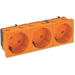 OBO STD-D3S ROR3 Steckdose 33° 3-fach Schutzkontakt 6120125 1 (6120125)