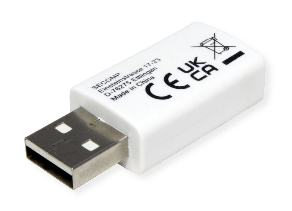 VALUE USB Datenblockier-Adapter Typ A Weiß