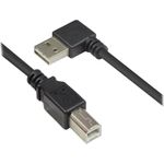 Alcasa 2510-EU005W USB Kabel 0,5 m USB 2.0 USB A USB B Schwarz (2510-EU005W)