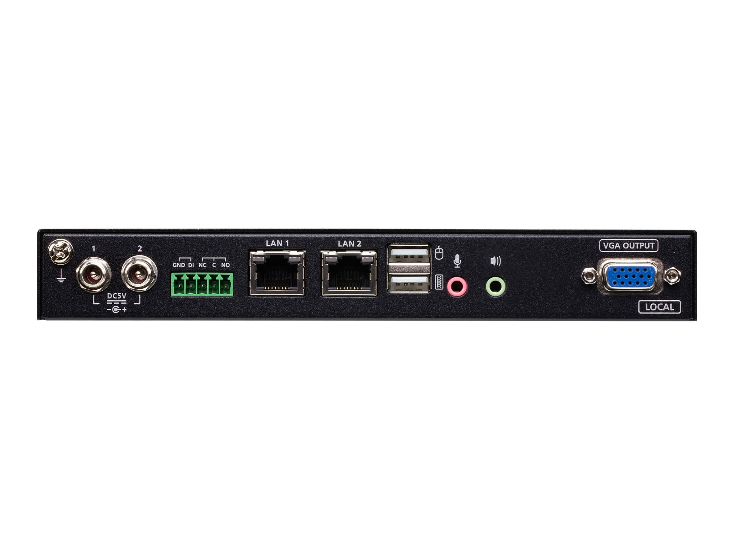 ATEN CN9000 KVM over IP Switch 1-Local/Remote Share Access Single Port VGA Schwarz