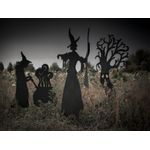 EUROPALMS Silhouette Metall Hexentopf, 83cm (83505103)