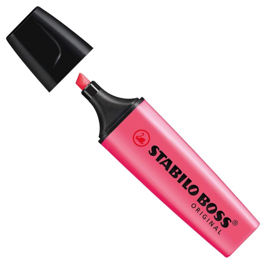 STABILO BOSS ORIGINAL Textmarker Meißelspitze 2-5 mm Pink