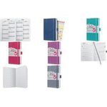 sigel Buchkalender Jolie 2024, Kunstleder, A6, pink Wochenkalender, 95 x 150 mm, 1 Woche / 2 Seiten, 174 Seiten - 1 Stück (J4104)