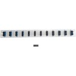 EFB-Elektronik Bestückte Frontblende mit 12 x SC Duplex Kupplung OS2 vertikal, schwarz Hersteller: EFB Elektronik (SB-FP-S-12SC-D-V-OS2)