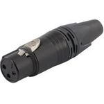 Equip Kabelverbinder 3-Polig Buchse schwarz (147931)