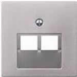 MERTEN Zentralplatte für UAE-Eins. 298060 System M aluminium 298060 298060 (298060)