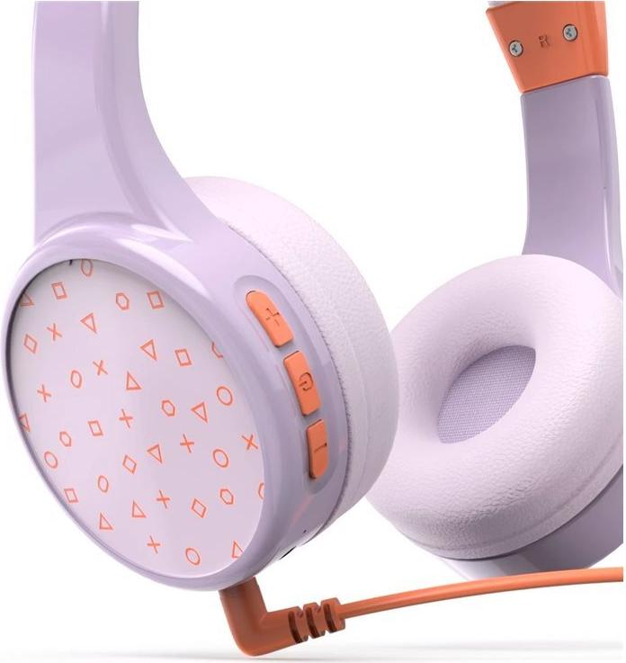 Hama Teens Guard II On-Ear Bluetooth Kopfhörer Lila, Orange