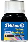 Pelikan Tusche A, Inhalt: 10 ml im Glas, Weiß (18) besonders geeignet für Reißfeder, Zeichenfeder, Pinsel (201673)