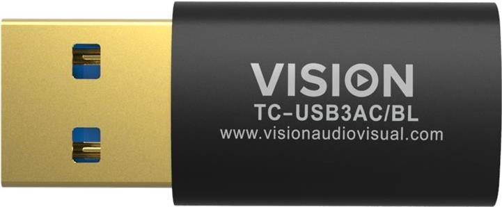 VISION Professioneller installationstauglicher USB-C-zu-USB-A-Adapter  30 JAHRE GARANTIE  wird an de