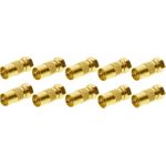SHVP BS85321-10G - IEC-Buchse auf F-Stecker vergoldet ZZF-10 Stück (BS85321-10G)