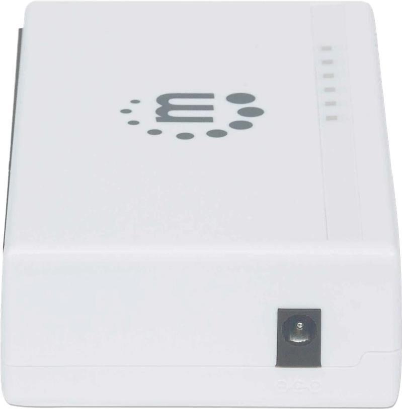 Manhattan 5-Port Fast Ethernet Switch 5 x 10/100 Weiß