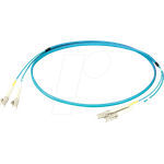 EFB-Elektronik Duplex Jumper LC-LC 50/125µ, OM3, LSZH, aqua, Flat Twin 3x5mm, 2m Hersteller: EFB Elektronik (O0312FT.2)
