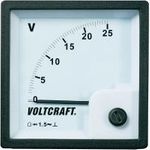 Voltcraft AM-72x72/25V Analog-Einbaumessgerät AM-72x72/25V 25 V Drehspule (AM-72x72/25V)