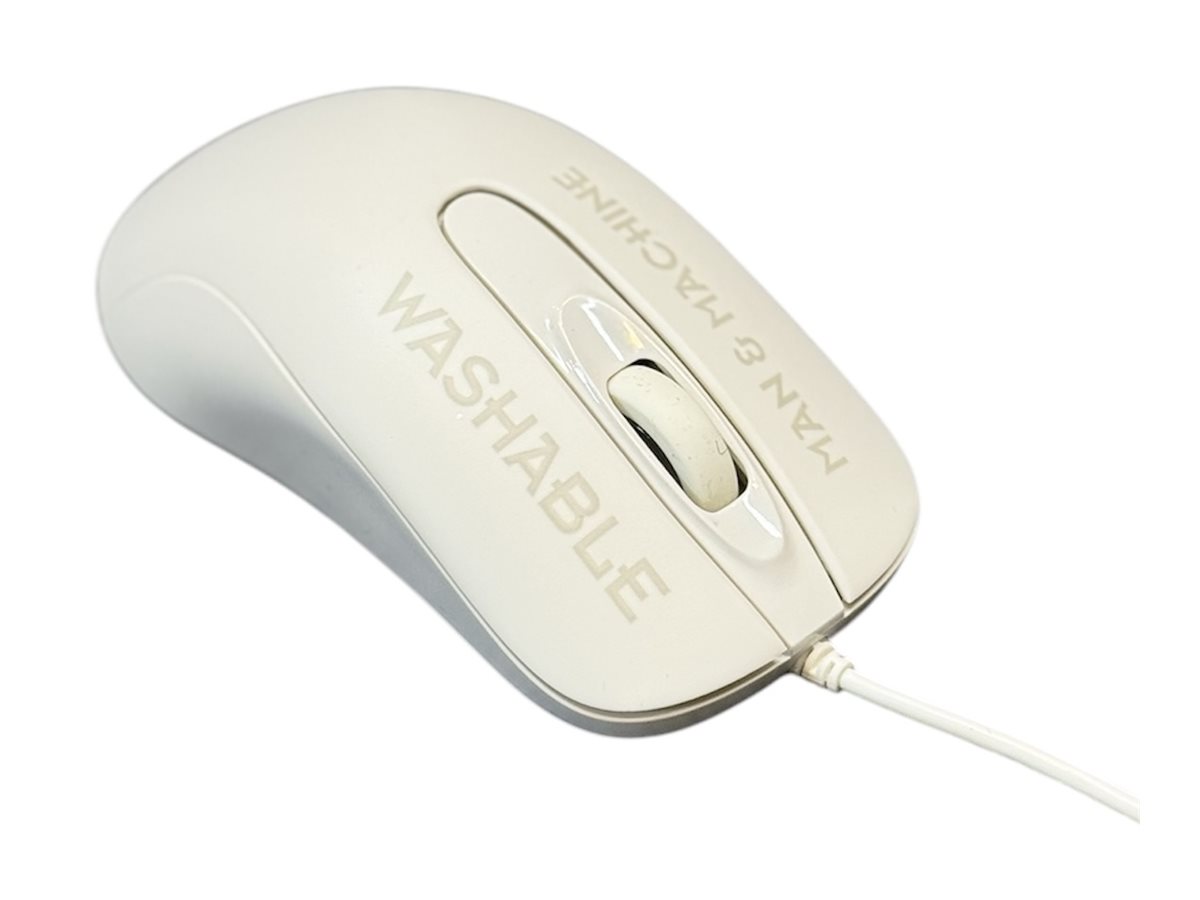 Man & Machine C Mouse Maus USB Typ-A Laser 1000 DPI Weiß