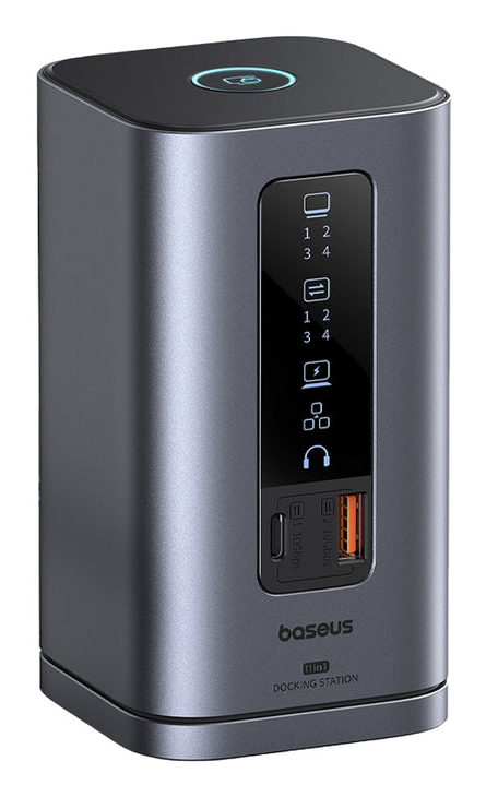 Baseus Spacemate 11-in-1 Dockingstation Grau