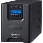 CyberPower PR1000ELCD Line-Interactive USV 1000VA/900W Tower, Reine Sinsuwelle, AVR, LCD, Ausgang (8) IEC, RJ45 Lan Protection, RS232, USB (HID), EPO, Expansion Port für opt. Netzwerkkomunikation (PR1000ELCD)