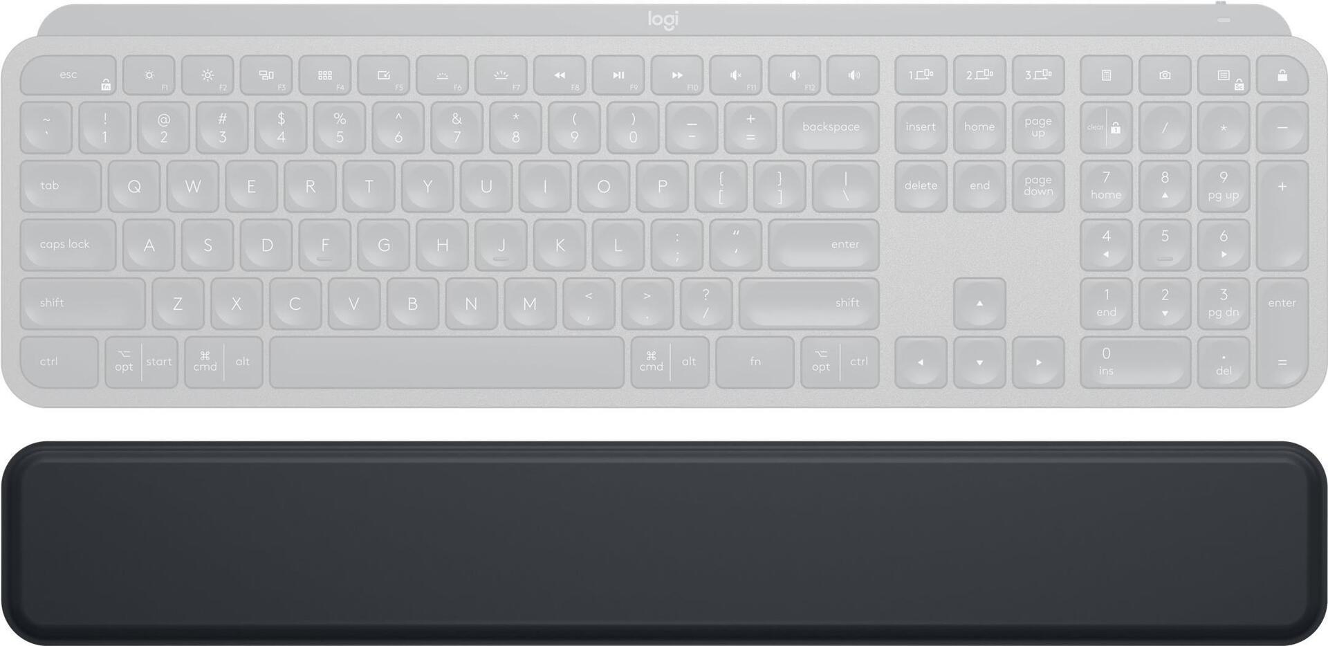 Logitech MX Palm Rest Handgelenkauflage Grau