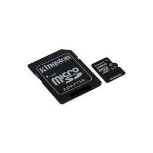 Kingston 128 GB microSDXC Karte, UHS-I, Class 10, inkl. SD Karten Adapter (SDC10G2/128GB)