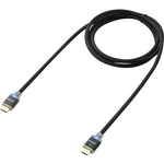 SpeaKa Professional HDMI Anschlusskabel mit LED [1x HDMI-Stecker - 1x HDMI-Stecker] 1 m Schwarz SpeaKa Professional (SP-7870024)