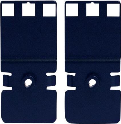 APC AR8150BLK Rack-Halterung 1U 19"/23" (Packung mit 4) Schwarz