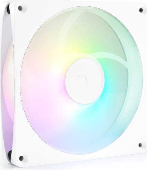 Alphacool Apex Stealth Metall Aurora Lüfter 2000rpm weiß 140x140x25mm PWM aRGB