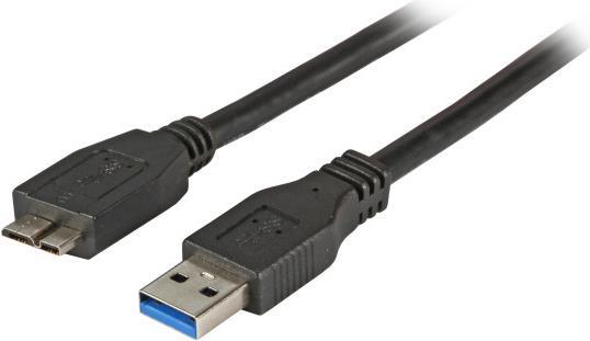 EFB-Elektronik USB3.0 Anschlusskabel A-Micro-B, St.-St., 1,0m, schwarz, Classic Hersteller: EFB Elektronik (K5295SW.1)