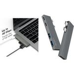 LogiLink UA0399 USB 3.2 Gen2x2 Hub 4-port, PD, für MacBook und iPad, silber (UA0399)