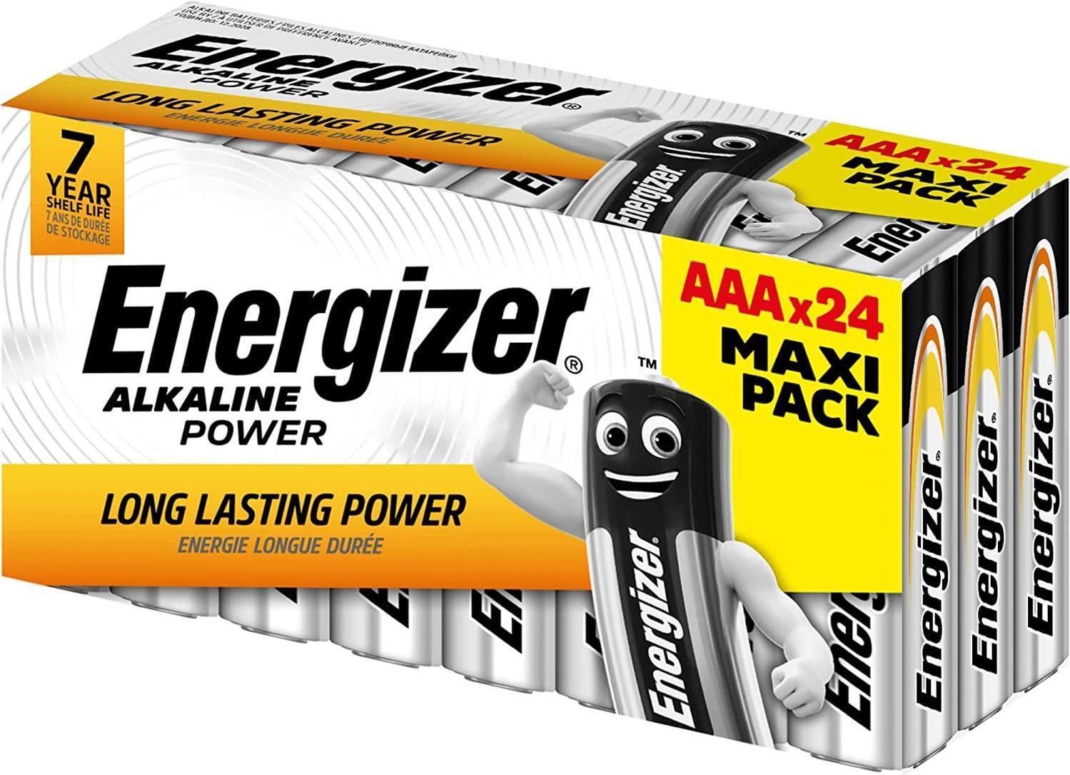 Energizer Power Micro (AAA)-Batterie Alkali-Mangan 1.5 V 24 St. (E303271700)