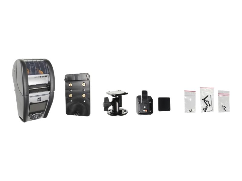 Brodit MultiMoveClip Befestigungssystem Pedestal Mount 5,10cm für Zebra QLn320 Schwarz
