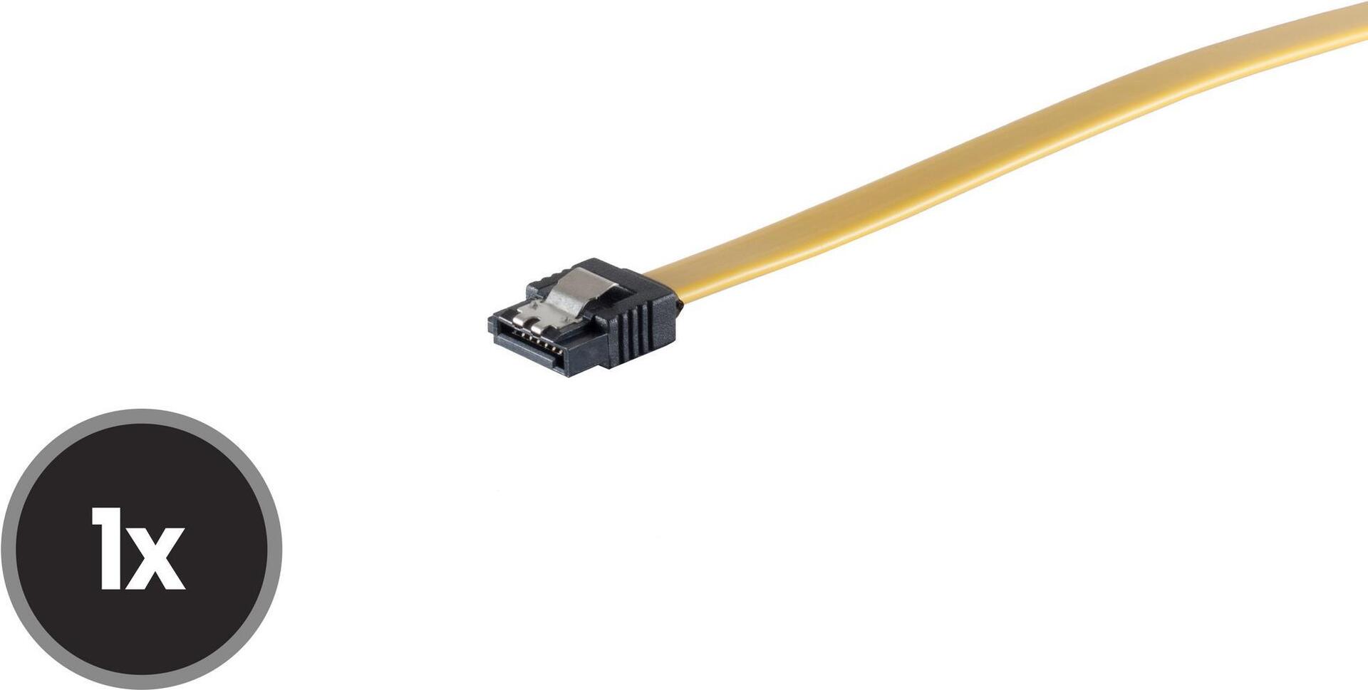 SCO 78246-0.5Y Seriell-ATA Kabel 50cm gerade Metallfeder (78246-0.5Y)