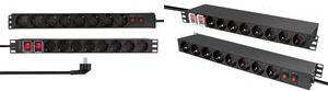 LogiLink 19" Steckdosenleiste 16-fach, Überspannungsschutz (PDU1601)