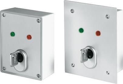 Security-Center Unterputz-Schlüsselschalter - ECOLINE Unterputz-Schlüsselschalter. Mit einem Dreh ist Ihre Anlage scharf bzw. unscharf. (SE1100) (B-Ware)